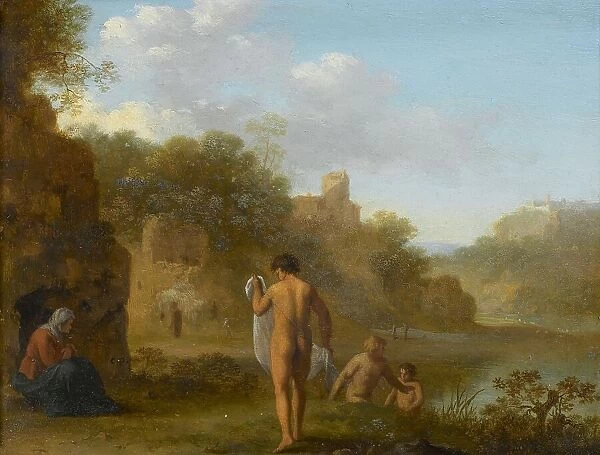 Bathing Men, after c.1646. Creator: Cornelis van Poelenburgh