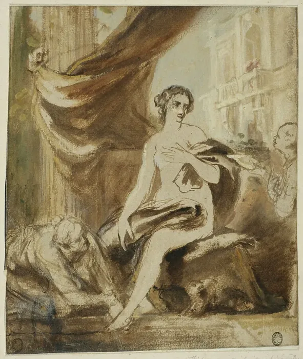Framed Print : Bathing woman. Creator: Jurgen Ovens Framed Print : Bathing woman. Creator: Jurgen Ovens