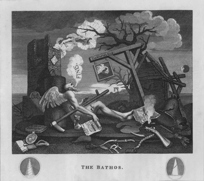 Framed Print : The Bathos, 1807, (1827). Creator: Thomas Cook Framed Print : The Bathos, 1807, (1827). Creator: Thomas Cook