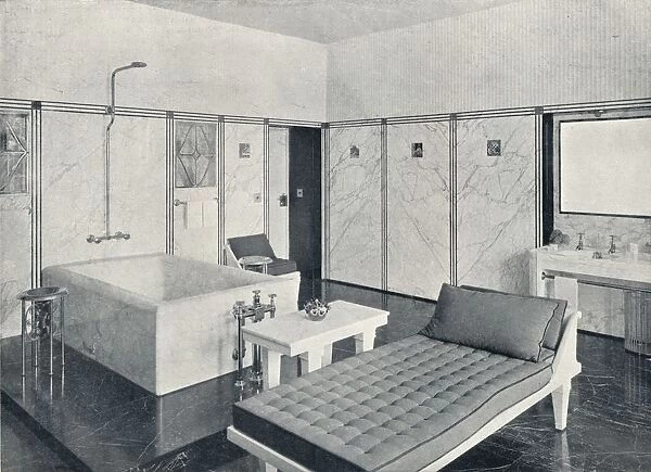 The Bathroom of the Stoclet Palace, Brussels, Belgium, c1914