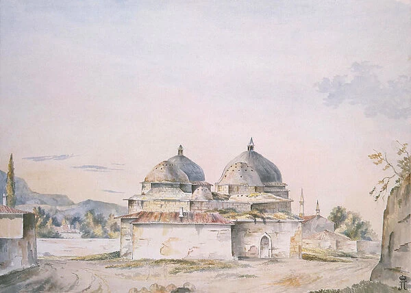 Baths at Bakhchisaray, 1787. Artist: Hadfield, William (active End of 18th cen. )