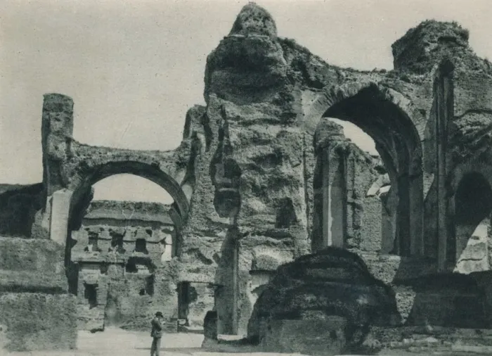Framed Print : The Baths of Caracalla, Rome, Italy, 1927. Artist: Eugen Poppel
