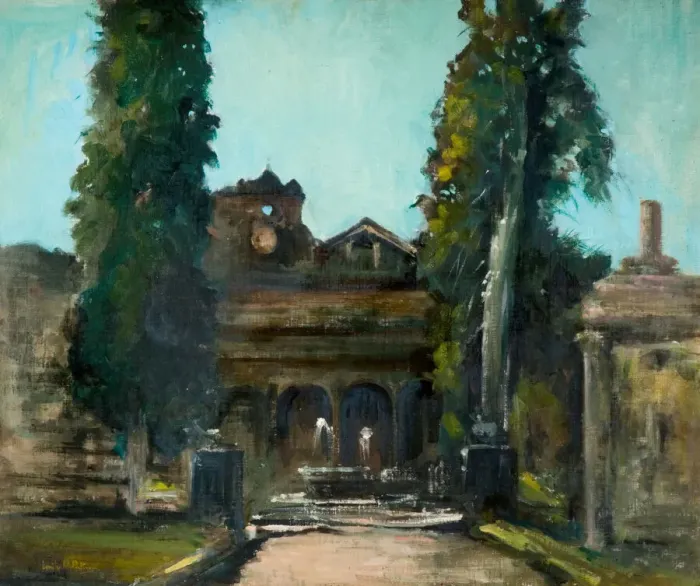 Framed Print : The Baths Of Diocletian, Rome, 1930. Creator: Emily Murray Paterson Framed Print : The Baths Of Diocletian, Rome, 1930. Creator: Emily Murray Paterson