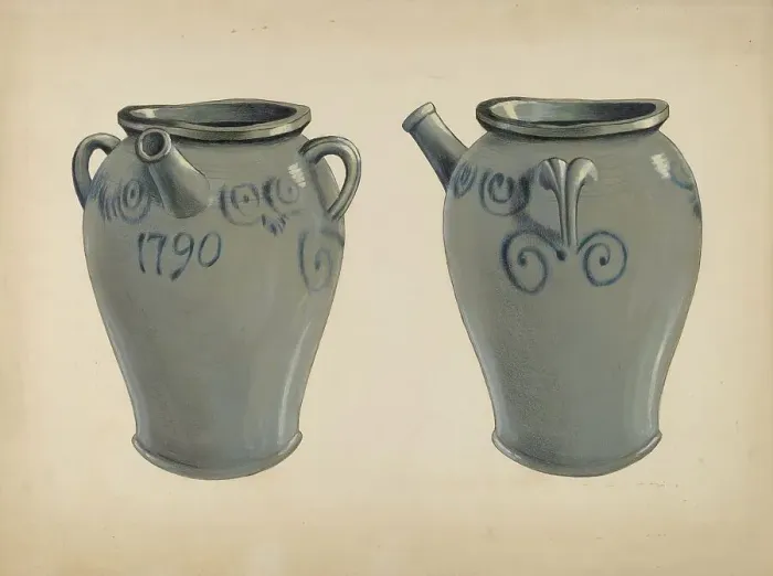 Framed Print : Batter Jar, c. 1936. Creator: Fred Weiss Framed Print : Batter Jar, c. 1936. Creator: Fred Weiss