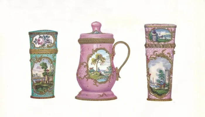 Framed Print : Battersea Enamels in the James Ward Usher Collection, 1911 Framed Print : Battersea Enamels in the James Ward Usher Collection, 1911