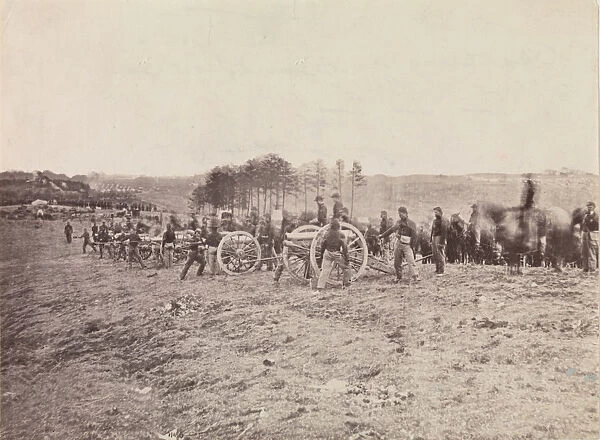 Battery Going into Action, Fredericksburg, December 13, 1862, 1862