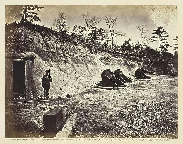 Battery No. 4, Near Yorktown, Virginia, May 1862. Creator: Wood & Gibson