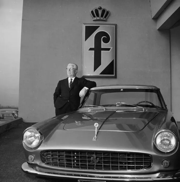 Framed Print : Battista Pininfarina, (c1955-c1960?) Framed Print : Battista Pininfarina, (c1955-c1960?)