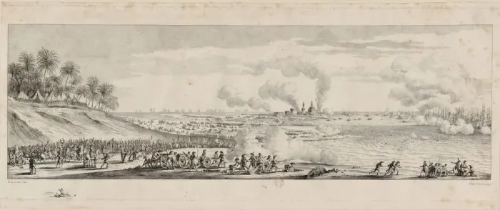 Framed Print : Battle of Aboukir, 25 July 1799, 1802. Creator: Duplessis-Bertaux, Jean (1747-1820) Framed Print : Battle of Aboukir, 25 July 1799, 1802. Creator: Duplessis-Bertaux, Jean (1747-1820)