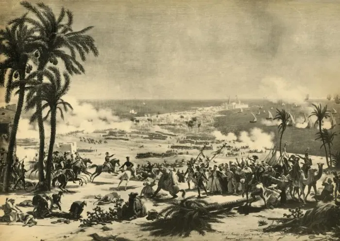 Framed Print : The Battle of Aboukir, 25 July 1799, (1921). Creator: Unknown