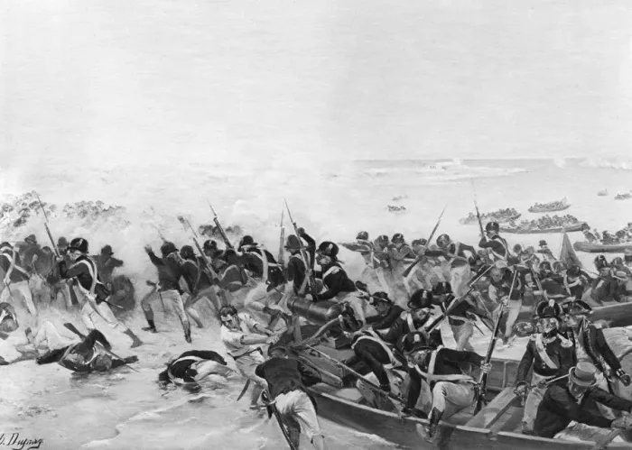 Framed Print : The Battle of Aboukir, Egypt, 1801 Framed Print : The Battle of Aboukir, Egypt, 1801