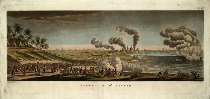 Framed Print : The Battle of Abukir on 25 July 1799, 1799. Artist: Pera, Giuseppe (active 1799-1839) Framed Print : The Battle of Abukir on 25 July 1799, 1799. Artist: Pera, Giuseppe (active 1799-1839)