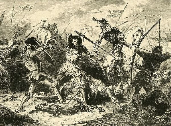 The Battle of Agincourt, (1415), 1890. Creator: Unknown