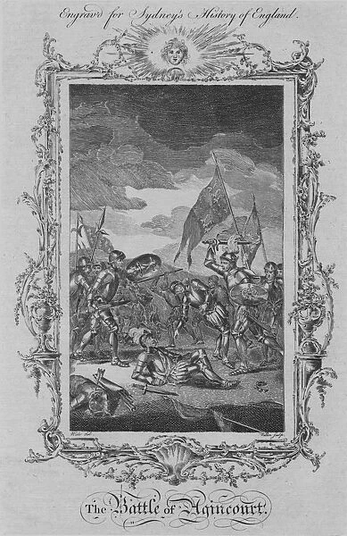 The Battle of Agincourt, 1773. Creator: William Walker