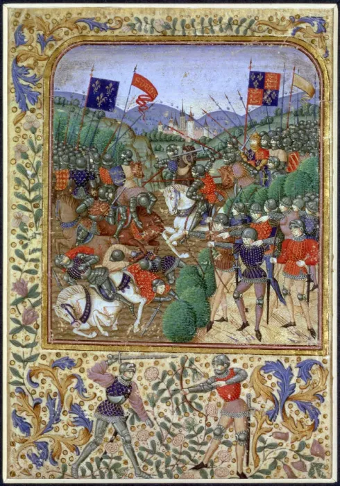 Framed Print : Battle of Agincourt, France, 25 October 1415, (19th century) Framed Print : Battle of Agincourt, France, 25 October 1415, (19th century)