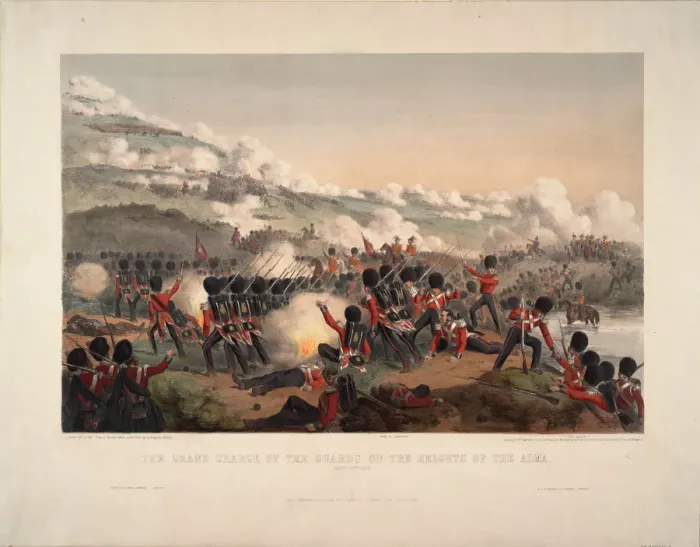 Framed Print : The Battle of the Alma on September 20, 1854, 1854. Artist: Anonymous Framed Print : The Battle of the Alma on September 20, 1854, 1854. Artist: Anonymous