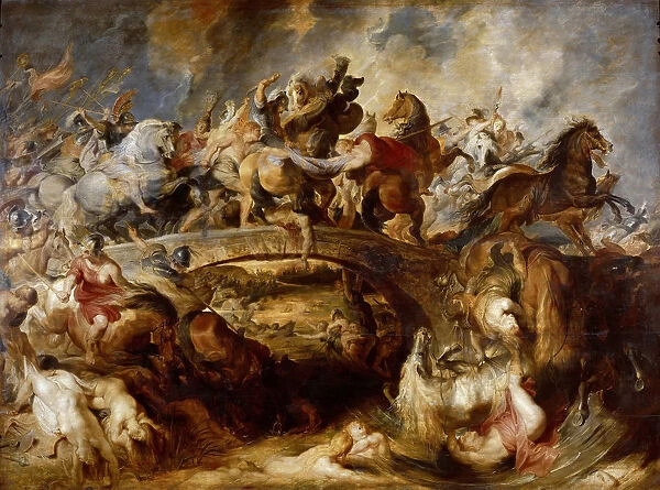 The Battle of the Amazons (Amazonomachia), 1617-1618. Creator: Rubens, Pieter Paul (1577-1640)