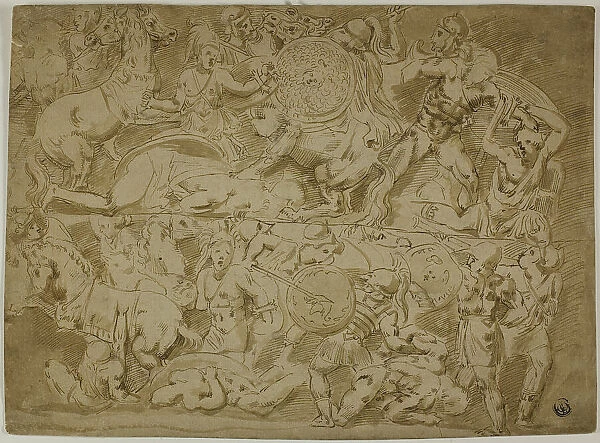 Battle of Amazons, n.d. Creator: Lodovico Carracci