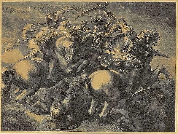 The Battle of Anghiari. Creator: Edelinck, Gerard (1640-1707)