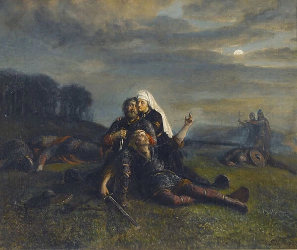 After the Battle. Artist: Arbo, Peter Nicolai (1831-1892)