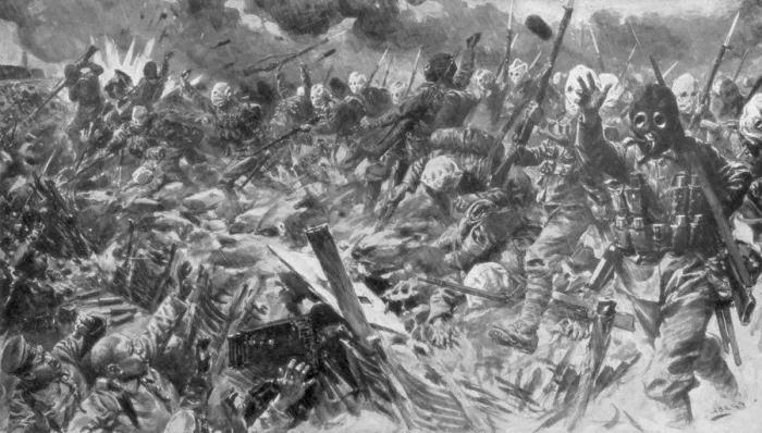 Framed Print : Third Battle of Artois, France, World War I, 25 September 1915, (1929) Framed Print : Third Battle of Artois, France, World War I, 25 September 1915, (1929)