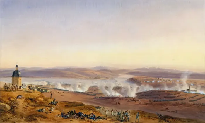 Framed Print : The Battle of Austerlitz on December 2, 1805. Artist: Fort, Jean-Antoine-Simeon (1793-1861)