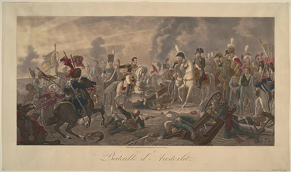 The Battle of Austerlitz on December 2, 1805. Artist: Gerard, Francois Pascal Simon