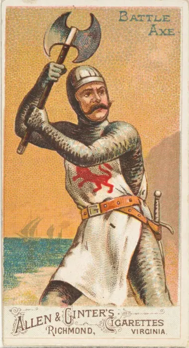 Framed Print : Battle Axe, from the Arms of All Nations series (N3) for Allen & Framed Print : Battle Axe, from the Arms of All Nations series (N3) for Allen &
