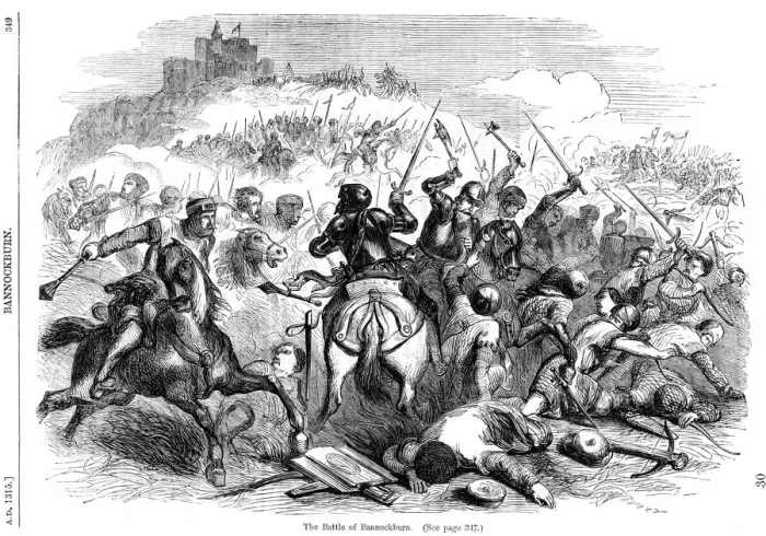 Framed Print : The Battle of Bannockburn, 24th June 1314 Framed Print : The Battle of Bannockburn, 24th June 1314