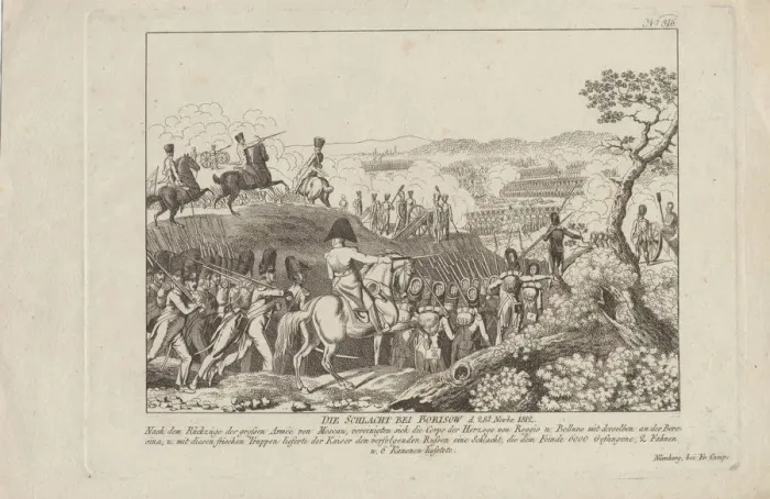 Framed Print : The Battle of Borisov on November 28, 1812. Artist: Campe, August Friedrich Andreas Framed Print : The Battle of Borisov on November 28, 1812. Artist: Campe, August Friedrich Andreas