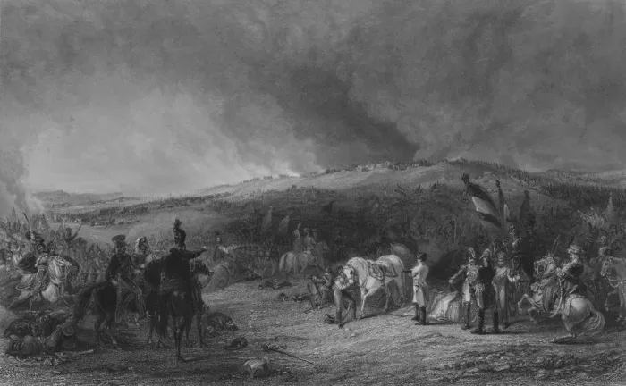 Framed Print : The Battle of Borodino, 1812, (1829), (1850). Creator: James Baylis Allen Framed Print : The Battle of Borodino, 1812, (1829), (1850). Creator: James Baylis Allen
