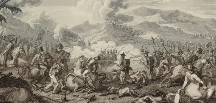 Framed Print : The Battle of Bucaco on September 27, 1810, 1813 Framed Print : The Battle of Bucaco on September 27, 1810, 1813