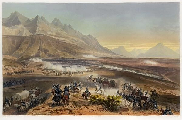 Battle of Buena Vista, pub. 1851. Creator: Carl Nebel (1805 - 1855)