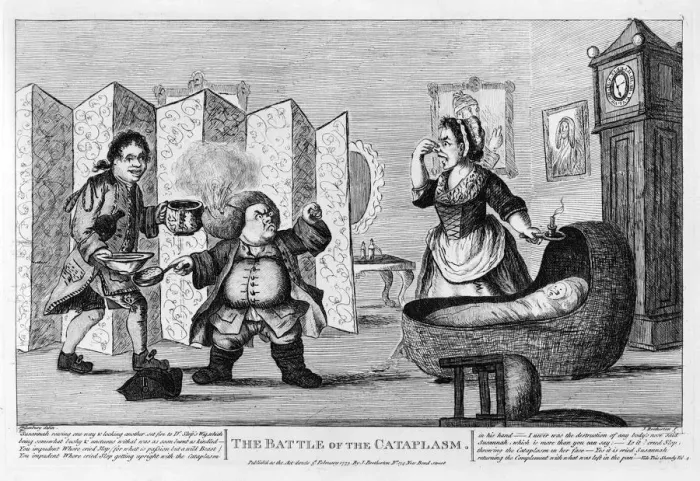 Framed Print : The Battle of the Cataplasm, 1773 Framed Print : The Battle of the Cataplasm, 1773
