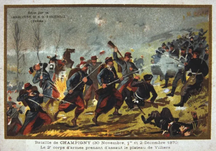 Framed Print : Battle of Champigny, Franco-Prussian war, 30th November-2nd December 1870 Framed Print : Battle of Champigny, Franco-Prussian war, 30th November-2nd December 1870