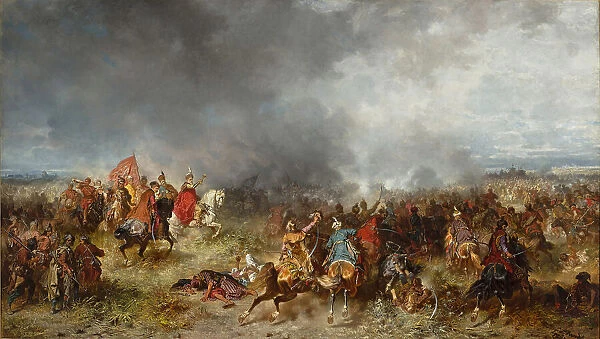 The Battle of Chocim 1621, 1867. Creator: Brandt, Jozef (1841-1915)