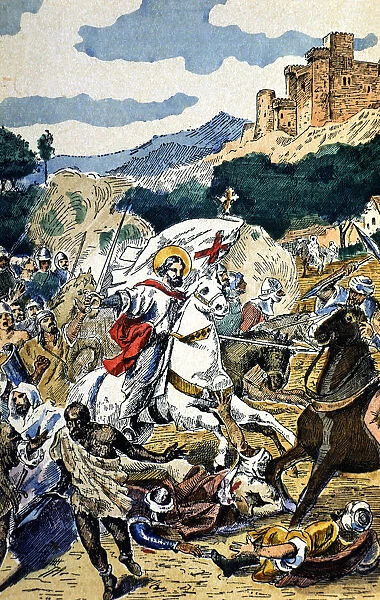 Battle of Clavijo (834), legendary battle where the apostle James made an appearance
