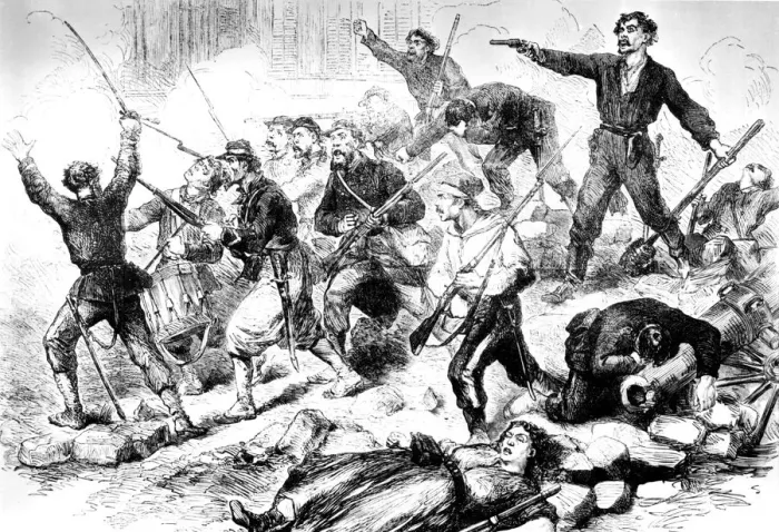 Framed Print : The last battle of the Communards May 1871, Paris Commune Framed Print : The last battle of the Communards May 1871, Paris Commune