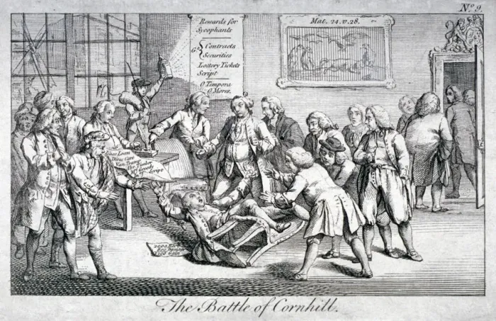 Framed Print : The Battle of Cornhill, 1769 Framed Print : The Battle of Cornhill, 1769