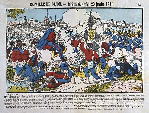 Battle of Dijon, Franco-Prussian War, 23rd January 1871