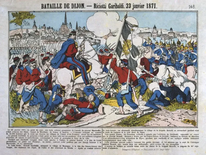 Framed Print : Battle of Dijon, Franco-Prussian War, 23rd January 1871 Framed Print : Battle of Dijon, Franco-Prussian War, 23rd January 1871