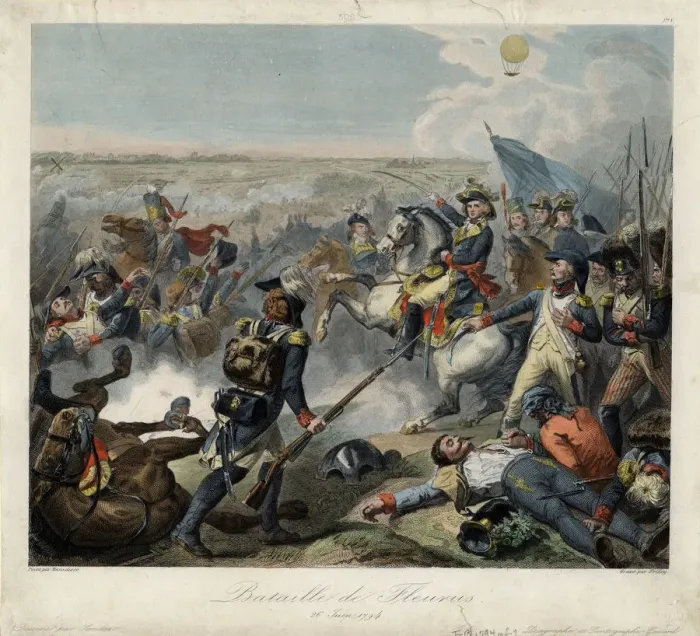 Framed Print : The Battle of Fleurus on 26 June 1794, 1795. Artist: Mauzaisse, Jean-Baptiste (1784-1844) Framed Print : The Battle of Fleurus on 26 June 1794, 1795. Artist: Mauzaisse, Jean-Baptiste (1784-1844)