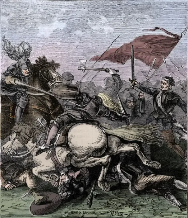 Framed Print : Battle of Flodden, (1513), c1910 Framed Print : Battle of Flodden, (1513), c1910