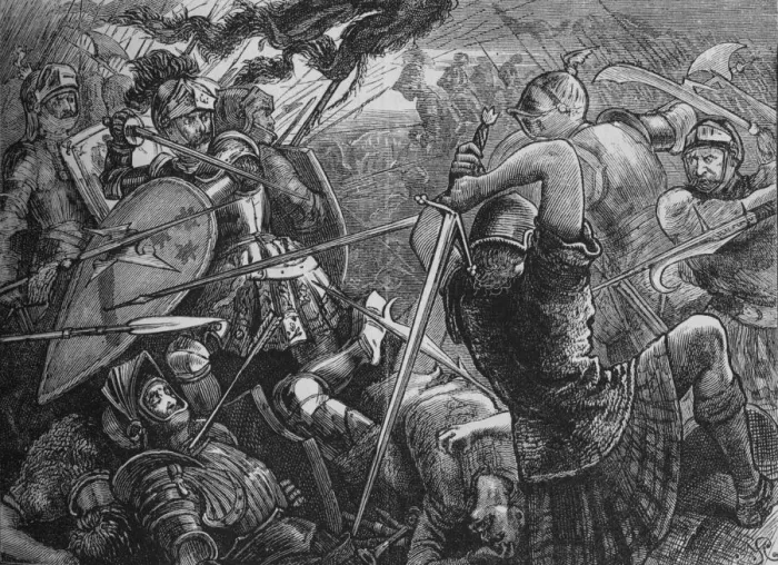 Framed Print : The Battle of Flodden, 9 September 1513, (c1880) Framed Print : The Battle of Flodden, 9 September 1513, (c1880)