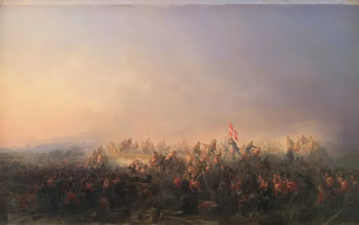 Framed Print : The Battle of Fredericia, 6 July 1849, (1849-1851). Creator: Niels Simonsen Framed Print : The Battle of Fredericia, 6 July 1849, (1849-1851). Creator: Niels Simonsen