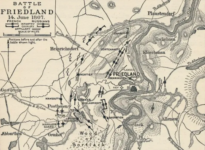Framed Print : Battle of Friedland, 14 June 1807, (1896) Framed Print : Battle of Friedland, 14 June 1807, (1896)