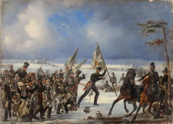 Framed Print : The Battle of Golymin on 26 December 1806 Framed Print : The Battle of Golymin on 26 December 1806