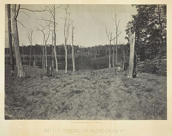 Battle Ground of Resacca, GA, No. 1, 1866. Creator: George N. Barnard
