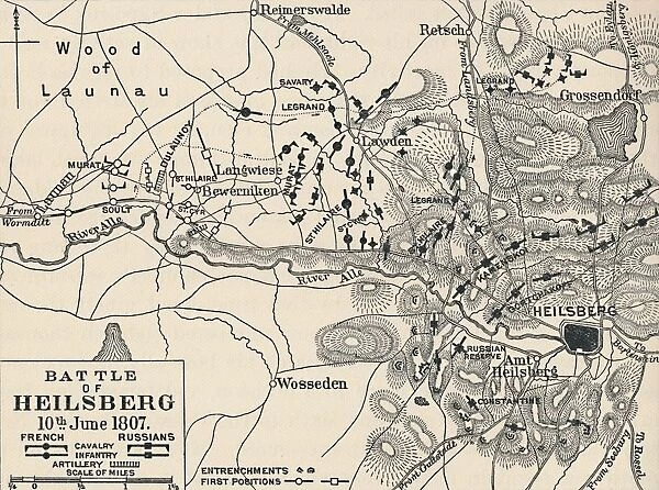 Battle of Heilsberg, 10th June 1807, (1896)