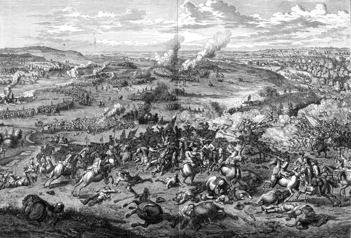 Framed Print : The Battle of Hochstadt, Bavaria, 13 August 1704, (1903). Artist: Jan van Huchtenburg Framed Print : The Battle of Hochstadt, Bavaria, 13 August 1704, (1903). Artist: Jan van Huchtenburg